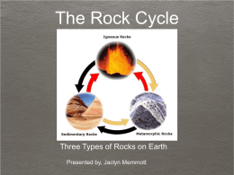 The Rock Cycle - Science A 2 Z