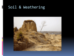Soil & Weathering