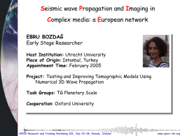 bozdag_ireland_last - Seismic wave Propagation and Imaging in