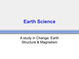 Earth structure & magnetism