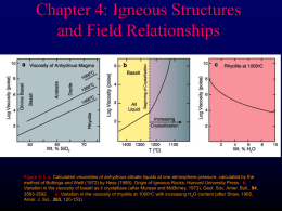 Chapter 4: Igneous Structures and Field Relationships