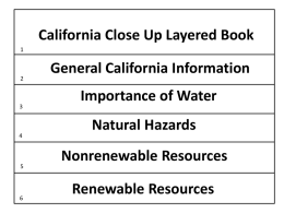 California Close Up Layered Book General