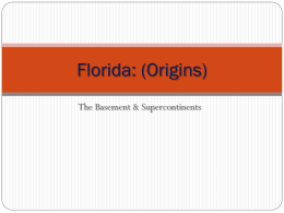 Florida: (Origins) - Gondwana Research