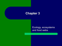 Chapter 3 - Ecosystems