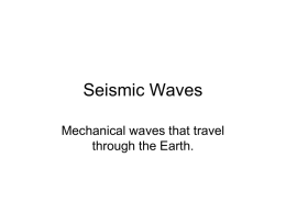 Seismic Waves - Fort Thomas Independent Schools
