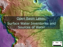 Open Basin Lakes