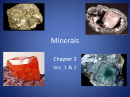 Minerals - Madison Public Schools