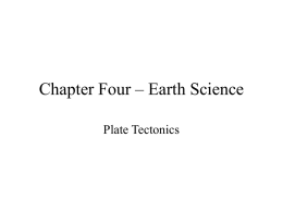 Chapter Four – Earth Science