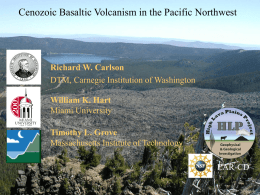 Cenozoic Basaltic Volcanism in the Pacific Northwest