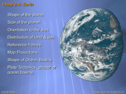 Chap 2-4: Earth