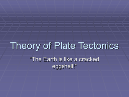 plate tectonics - Moore Middle School