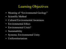 Learning Objectives - Washington State University Tri