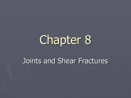 Chapter 8: Joints and Shear Structuresy