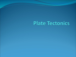 Plate Tectonics Theory.