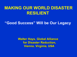 lessons learned about disaster resilience all earthquakes