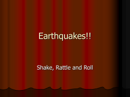 Earthquake Notes Powerpoint