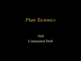 Plate Tectonics - domenicoscience