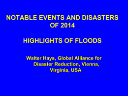 notable events and disasters of 2014. highlights of floods