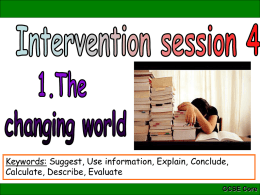 intervention session 6 Chemistry 1 - science
