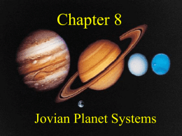 Chapter8- Jovian Planet Systems