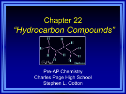 Hydrocarbons - calciochemist