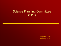 SPC Report (Filippelli) - Consortium for Ocean Leadership
