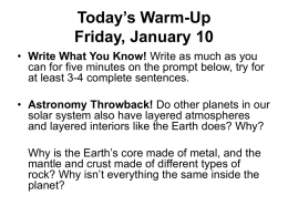 Today`s Warm-Up Friday, January 10