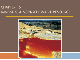 ch. 15 minerals - OCPS TeacherPress