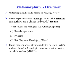 Metamorphism - Overview