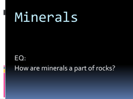 Minerals ppt