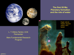 Planetary formation and the role of water