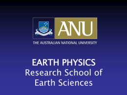 EP05 - Research School of Earth Sciences