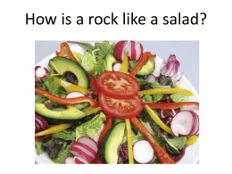 How is a rock like a salad? - GK-12