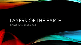 Layers Of The Earth