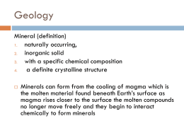 Geology review
