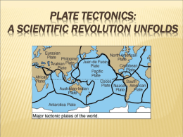 Plate Tectonics - sir