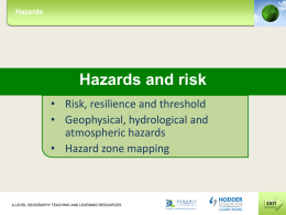 Hazards and risk - Hodder Education