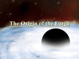 The Origin of the Earth