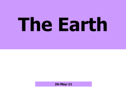 GCSE C1.7 - The Earth - School