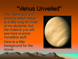 Venus Unveiled File