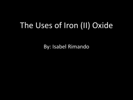 Iron ii oxide chem conceptx - 2012-PHS-Chem-Per6