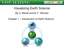 1. Earth Science and the Earth System