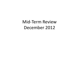 mid-term review powerpoint