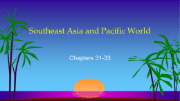 Southeast Asia and Pacific World