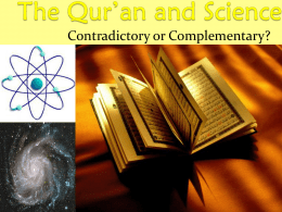 The Quran And Science