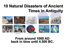 Ten Natural Disasters