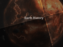 Earth History - Lucinda Supernavage