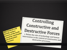 Controlling Constructive and Destructive Forces