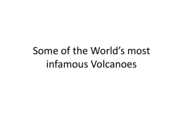 Famous Volcanoes Pw Pt