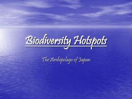 Biodiversity Hotspots - Mandarin High School